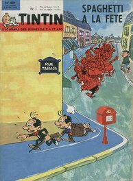 Couverture du Journal Tintin. Couverture du Journal Tintin.