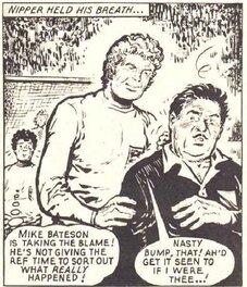 Une des première apparition de Mike Bateson, dessiné par Solano-Lopez. Une des première apparition de Mike Bateson, dessiné par Solano-Lopez.