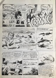 Pierre Le Goff - Pelorus Jack le dauphin - planche de fin - Comic Strip