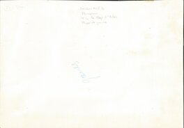 Verso du dessin Verso du dessin