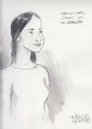 Antonio Navarro - Girl - Original art