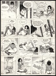 Milo Manara - Guiseppe Bergman page by Milo Manara - Planche originale