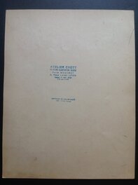 Le Dos de La Couverture du N°10 avec Tampon , Format : 25 X 33 Cm . Le Dos de La Couverture du N°10 avec Tampon , Format : 25 X 33 Cm .