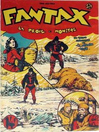 Chott pour Le Fantax 28 , BD Éo Récit Complet Éditions Pierre Mouchot Mai 1948 .