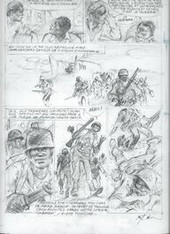 René Follet - Plus fort que la haine - Original art