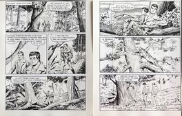 Robert Giordan - Vigor - Egaux en courage pl 27 & 28 - Planche originale