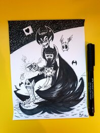 oTTami - Dessin original de l'Inktober 2019 : Vampyro de la série Wakfu ! - Original Illustration