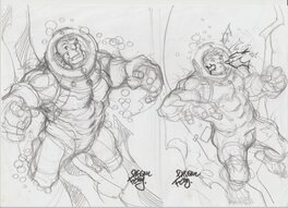 Pasqual Ferry - Hulk - Original art