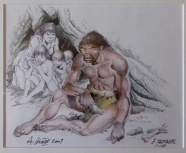 André Chéret - Homo Sapiens - Original Illustration
