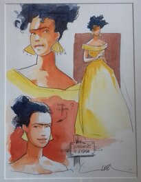 Bruno Le Floc'h - Frida khalo ? - Original Illustration