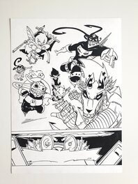 Comic Strip - Planche Encrée Manga Dofus Arena Tome 4