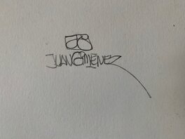 Signée en grand au dos Signée en grand au dos