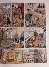 Dick Hérisson "le tombeau d'absalom" planche 47, Dargaud 1996. Dick Hérisson "le tombeau d'absalom" planche 47, Dargaud 1996.