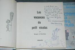 Dédicaces de Sempé et Goscinny dans le Petit Nicolas