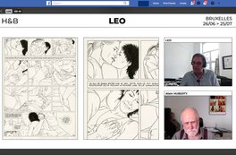 Leo commentant cette planche lors du Facebook Live