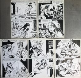 Sergio Rosi - Messalina - pl 23, 78, 83, 85, 88 de 1968 - Planche originale