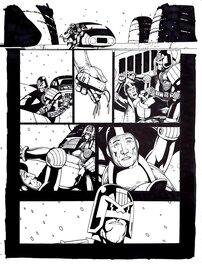 Colin MacNeil - 2000Ad Prog 2008 Judge Dredd - The Spirit of Christmas page 4 - Comic Strip