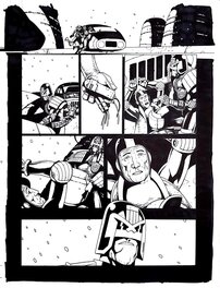 Colin MacNeil - 2000Ad Prog 2008 Judge Dredd - The Spirit of Christmas page 4 - Planche originale