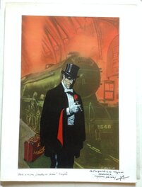 Nicollet pour son Magicien Ordinaire au Format en entier : 30 X 40 Cm avec son Lettrage a L'Encre Noire. Nicollet pour son Magicien Ordinaire au Format en entier : 30 X 40 Cm avec son Lettrage a L'Encre Noire.