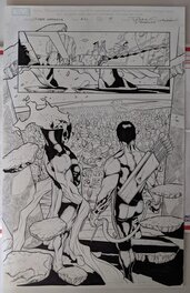 Rafa Sandoval - Ultimate Hawkeye - Planche originale