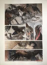 Benoît Sokal - Kraa La vallée perdue, Tome 1 Planche 84 - Planche originale