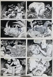 Alberto Del Mestre - L'esclave - douloureuse négritude ep 158 pl 85 à 88 - Planche originale