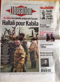La une du Libération du samedi 15 et dimanche 16 août 1998 La une du Libération du samedi 15 et dimanche 16 août 1998