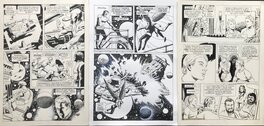 Al Mc Williams - Flash Gordon n° 39 triptique final non publié - Comic Strip