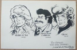 Jacques Géron - Géron / Portraits de 3 héros : Villard de Fer, Inspecteur Corniche & Yalek