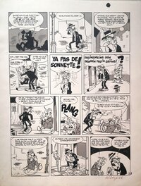 Christian Godard - Agent É-1000, planche originale - Comic Strip