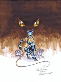 Crisse - Catwoman par Crisse - Illustration originale