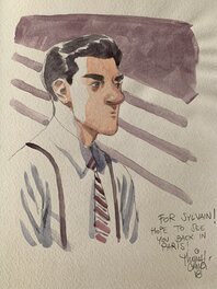 Dédicace sur "Joe Shuster" livre de Thomas Campi