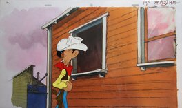 Morris - Lucky Luke " La Balade des dalton " - Planche originale