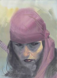 Esad Ribic - Elektra - Illustration originale