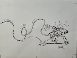 Batem - Marsupilami - Original Illustration