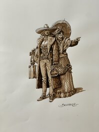 Dominique Bertail - Mondo Reverso - Original Illustration