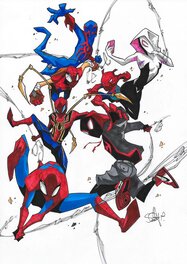 Scotty Oakley - Spider-Man - Spider-verse - Illustration originale