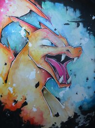 Zaikwoo - Dracaufeu - Illustration originale