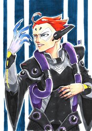 Olha - Moira (Overwatch) - Illustration originale