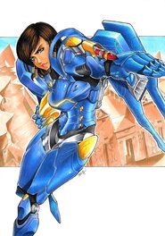 Taulan - Pharah (Overwatch) - Illustration originale