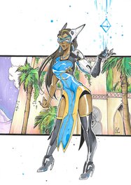 La Patte du Tigre - Symmetra (Overwatch) - Original Illustration