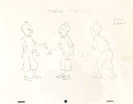 Hergé - Tintin - Œuvre originale