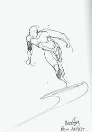 Moebius - Silver Surfer - Moebius - Planche originale