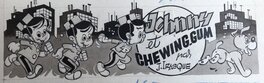 Claude Marin - Johnny et Chewing Gum - Illustration originale