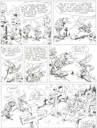 Marc Hardy - Pierre tombal - Planche originale