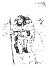 Jesús Alonso Iglesias - Barbarian - Original Illustration