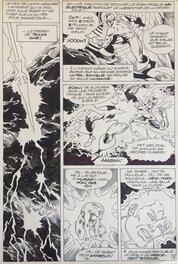 Planche originale - Mitton, Mikros #12 (3e partie), Descente aux enfers, planche n°5, Titans n°46, 1982.