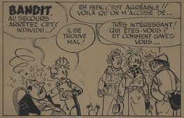 Spirou et Fantasio - Planche originale