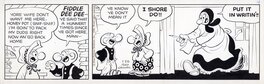 Fred Lasswell - Barney Google & Snuffy Smith - Planche originale