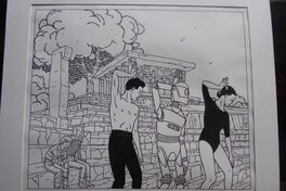 Oups,,,dessin original,,60x51 encre de chine Oups,,,dessin original,,60x51 encre de chine